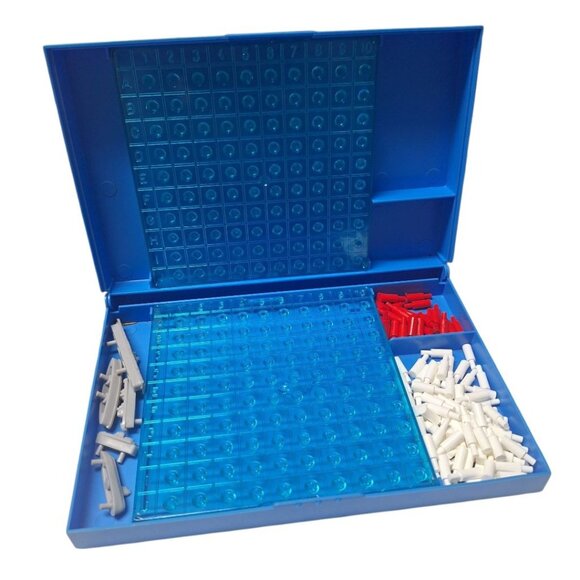 1970s Battleship Replacement Pieces Blue Boats Pegs Travel‎ Aircraft Carrier - Picture 1 of 6